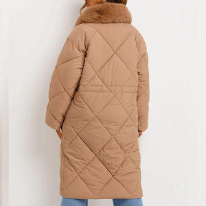 Chaqueta de Invierno Gruesa y Larga para Mujer, Chaqueta Acolchada para Clima Frío, Logotipo Personalizado - Product Image 6