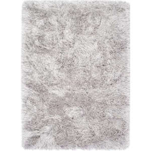 Ensemble de tapis shaggy gris argenté extravagants The Rugs 80x150 cm - Product Image 5