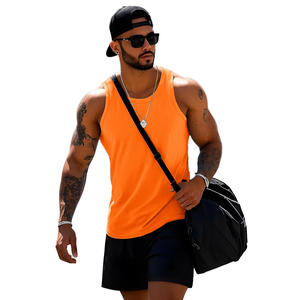 Débardeur décontracté pour homme, couleur unie, tissu confortable, été, course à pied en plein air, débardeur de sport - Product Image 1