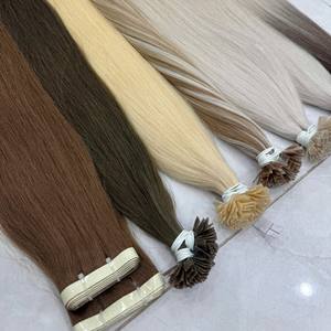 EXTENSIONES DE CABELLO HUMANO RUSO DONANTE CRUDO COLORES DE LUJO INS CINTA LARGA VENTA CALIENTE CUTÍCULA ALINEADA - Product Image 5