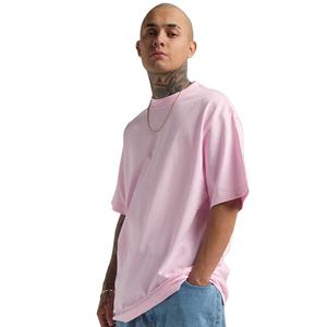 T-shirt en coton épais pour hommes Basic 6.2 Ounce Short Sleeve Crew Neck Plain Tee Top T shirts Regular Big and Tall Size - Product Image 1