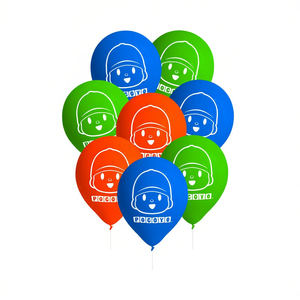 Palloncini in Lattice Usa e Getta Pocoyo 27cm 8 Pezzi per Decorazioni Festa di Compleanno per Bambini - Product Image 2
