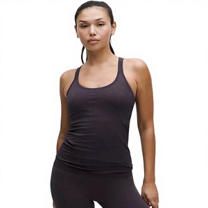 Custom Logo Front Breathable Women Yoga Tank Top Fitness Gym Sleeveless Workout Activewear Stretch Sportswear OEM Services - Product Image 1
