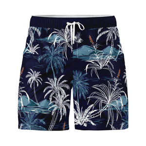 Shorts de sport décontractés pour hommes en polyester, séchage rapide, respirant, taille élastique avec cordon de serrage, entraînement, sublimation, logo personnalisé, plage - Product Image 6