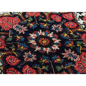 Tapis en laine noués à la main Aalam grande surface, rouge et orange, avec motifs abstraits et rectangulaires à médaillon pour la maison - Patk-16 - Product Image 3