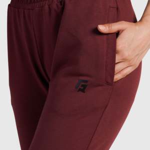 Maroon Essential Fit <b>Joggers</b> with Breathable Feature Mid Waist Type - Product Image 6