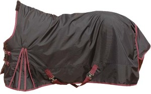Alfombra de caballo del fabricante de la India profesional tela de algodón de lana impermeable con hebilla de pecho pesado forro polar cruzado Surcinge - Product Image 3
