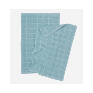 Regalo respetuoso con el clima 100% algodón bordado ligero sostenible hecho a mano reciclable 18x28 Eco toallas de Color personalizadas - Product Image 2