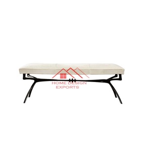 Wedding Events Decor Furniture Golden Finished Metal <b>Bench</b> at Cheap Wholesale Rate - Product Image 4