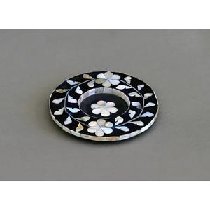 Posavasos de mesa redonda blanca con incrustaciones de hueso tallado moderno ecológico hecho a mano de alta calidad para alfombrillas y almohadillas para el hogar y la Oficina - Product Image 3