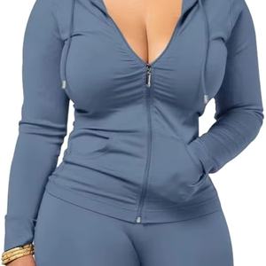 Tenues deux pièces pour femmes Jogger Sets Workout Sweat Suits Survêtement Pantalon Ensemble 2026 - Product Image 1
