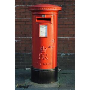 Boîte aux lettres ronde en fonte Boîte aux lettres antidérapante à affichage autoportante pour l'approvisionnement extérieur, la maison et le jardin Boîte aux lettres personnalisée décorative - Product Image 3