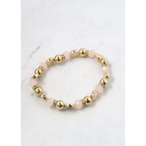 Croce Classica di San Benedetto in Rame Placcato Oro con Perline, Motivo a Croce con Zirconi e Perle per Cristiani, Regalo per Anniversario - Product Image 4