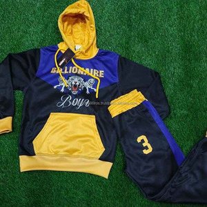 ชุดวอร์ม2ชิ้นสำหรับผู้ชายชุดกางเกงมีฮู้ดสำหรับวิ่งกางเกงคาร์โก้พิมพ์ลายขนาดใหญ่พิเศษ - Product Image 6