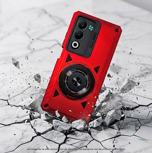 Étui robuste en TPU avec anneau magnétique rotatif à 360°, protection d'écran incluse, antichoc militaire, anti-chute, téléphone haut de gamme - Product Image 4