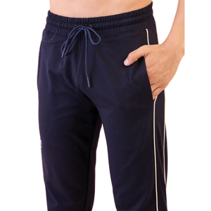 Pijamas de algodón para hombre, ropa de dormir cómoda y transpirable de dos piezas con logotipo personalizado, ropa de dormir OEM al por mayor, estilo informal de fábrica - Product Image 3