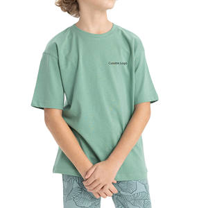 Nueva camiseta Polo para niños, venta al por mayor, camiseta de manga corta de verano para niños 2025, camiseta bordada para bebés, personalizada - Product Image 1