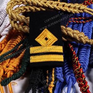 Usine personnalisé uniforme de cérémonie épaulettes épaulettes épaulettes uniforme grade accessoires - Product Image 5