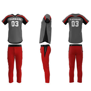 Impression personnalisée Prix compétitif Nouveau style Tissu écologique Tenue d'équipe adulte Uniforme de baseball PAR DES INDUSTRIES INCROYABLES - Product Image 1