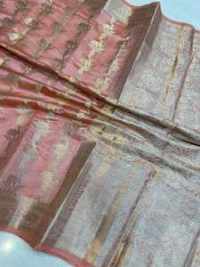 Sarees de Seda Brocada Hechos a Medida, Ideales para Diseñadores de Ropa y Proveedores de Ropa India, Ideales para la Reventa - Product Image 6