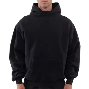 Sudadera con capucha de alta calidad para hombre 100% algodón mezclado polar invierno peso pesado sudadera colores básicos sudaderas con capucha para hombres y mujeres - Product Image 1