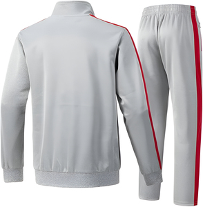 Survêtements pour hommes 2 pièces Survêtements pour hommes Survêtements à manches longues Athlétique Full Zip Casual Hommes Survêtements pour hommes - Product Image 2