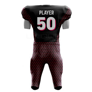 Uniforme de fútbol americano MOQ bajo más vendido 2025 Uniforme de fútbol americano de nueva llegada con nombre de equipo - Product Image 2