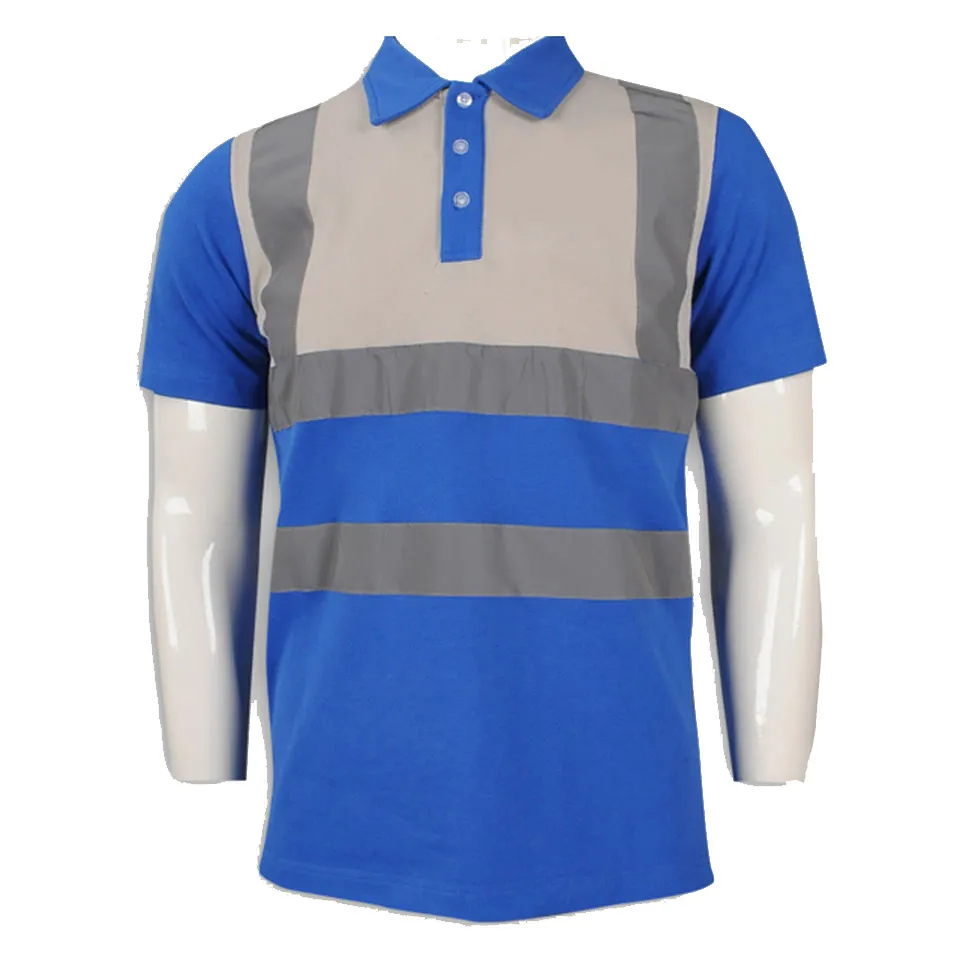Hochwertiges Material Benutzer definiertes Logo Working T Shirt Warn schutz gegen Pilling Polo Shirt Sicherheits kleidung Polo T Shirt
