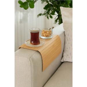 Bandeja Plegable de Bambú para Sofá, Mesa Auxiliar Portátil para Sillón - Product Image 1