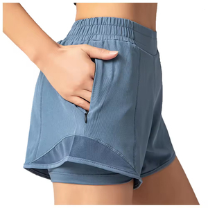 Women's High Quality Quick Dry Sports Shorts <b>Elastic</b> High Waist Tennis <b>Skirt</b> in Solid Color at Best Prices - Product Image 5