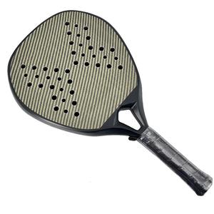Raquette de padel professionnelle en fibre de carbone avec noyau en EVA |   Raquette de padel Diamond Round Teardrop |   Raquette de padel personnalisée avec logo OEM - Product Image 2