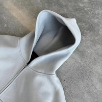 Ensemble de survêtement unisexe personnalisé 2 pièces, haute qualité, 100% coton 430 g/m², molleton ample, à capuche, automne, numérique