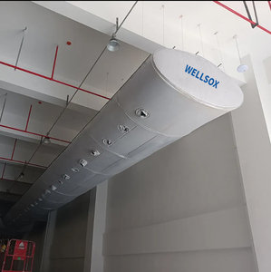 Conductos de <span class=keywords><strong>Aire</strong></span> Textiles Antibacterianos WELLSOX, Conductos de <span class=keywords><strong>Aire</strong></span> Ovalados de Tela <span class=keywords><strong>para</strong></span> Espacios de Baja Altura - Product Image 3