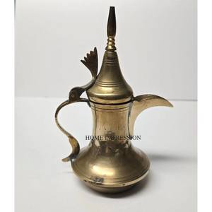 กาต้มกาแฟสแตนเลส ดีไซน์สวยงาม งานฝีมือแบบอาหรับ ชุบทอง เป็นมิตรกับสิ่งแวดล้อม ทันสมัย สไตล์อินเดีย - Product Image 1