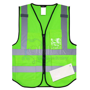Gilet de sécurité haute visibilité sur mesure, best-seller, respirant, séchage rapide, en nylon et polyester, pour usage extérieur - Product Image 1