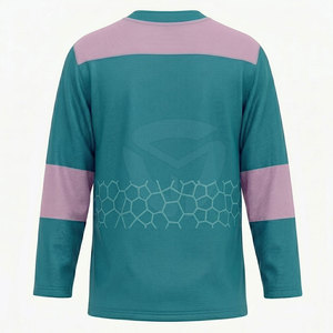 Maillot de hockey sur glace classique pour hommes, tissu haute performance, confort optimal, idéal pour l'entraînement sportif et les matchs. - Product Image 2