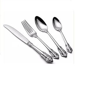 Ensemble de couverts en métal de conception mélodieuse fournitures de restaurant d'hôtel à la maison cuillère en métal décorative et fourchette à fruits pour la meilleure qualité - Product Image 3