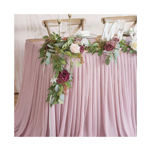 100% Polyester Waterfall <b>Table</b> <b>Skirt</b> with Tassels Multi-Coloured Tulle Tutu Disposable Curtain <b>Table</b> <b>Skirt</b> - Product Image 5