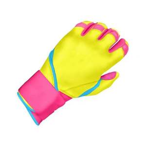 Gants de frappe de baseball Precision Touch avec paumes en cuir antidérapantes et support en maille d'air pour des performances ventilées - Product Image 3