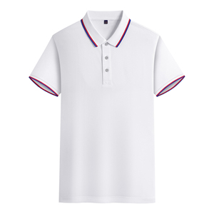 Chemises polo pour hommes en gros, uniformes vierges, logo brodé personnalisé, t-shirts polo - Product Image 3