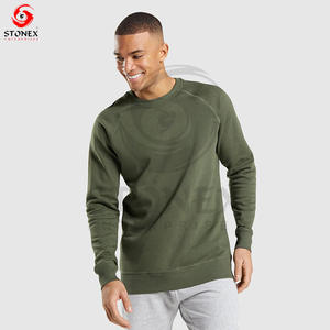 Sweat-shirt pour homme hiver lourd personnalisé en laine doublée de polaire avec motif solide et impression numérique logo personnalisé - Product Image 6
