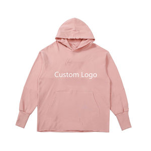 เสื้อกีฬาสวมหัวผ้าฝ้าย100% ของผู้ชายเสื้อสเวตเตอร์สวมหัวปรับแต่งโลโก้ได้สีพื้นปักลาย3D ฤดูหนาวขนาดใหญ่ปักลายเรียบ - Product Image 2