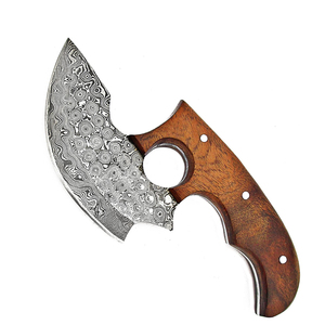 High Quality Industrial Grade Pizza Cutter <b>Axe</b> Wholesale Carbon Steel <b>Axe</b> Head with Wood Handle Leather Sheath Included - Product Image 3