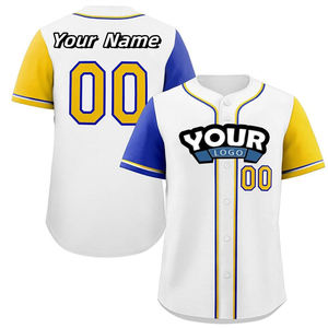 Maillot de baseball à boutons complets en polyester durable adapté aux matchs d'entraînement, aux uniformes d'équipe et aux événements sportifs - Product Image 4