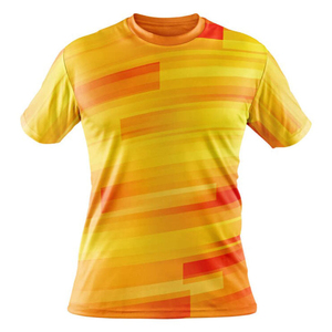 Vente à Chaud T-shirt de Compression en Coton pour Homme Col Haut Séchage Rapide Gym Fitness Porter Respirant Sublimation Imprimer Logo Personnalisé - Product Image 2