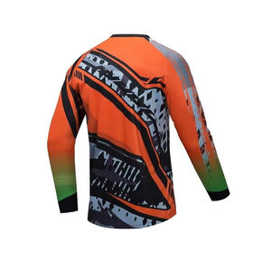 Maillot de motocross à manches longues en polyester de haute qualité, design optimal, 100% polyester, personnalisable - Product Image 2