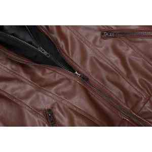 Vêtements de sport UNIQUE Veste en simili cuir pour femme Imperméable Réversible Écologique Respirant Coupe-vent Service OEM personnalisable - Product Image 2