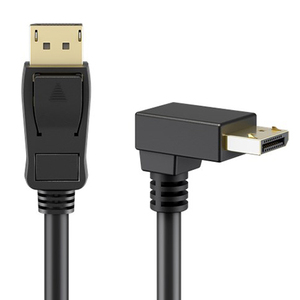 Cavo DisplayPort 2.1 Angolato verso il Basso 8K@144Hz DSC 54 Gbit/s 1 m - Product Image 1