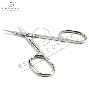 Tijeras personalizadas para cutículas, concepto de belleza, manicura sostenible al por mayor, tijeras para cutículas curvas rectas y afiladas, herramientas para uñas OEM - Product Image 2