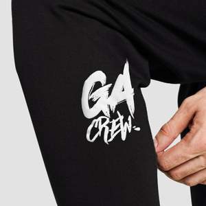 GA Crew <b>Trousers</b> High <b>Waist</b> <b>Elastic</b> Casual Fashionable Pants Zipper Decorations Colored XL Straight Lightweight Woven Black - Product Image 6